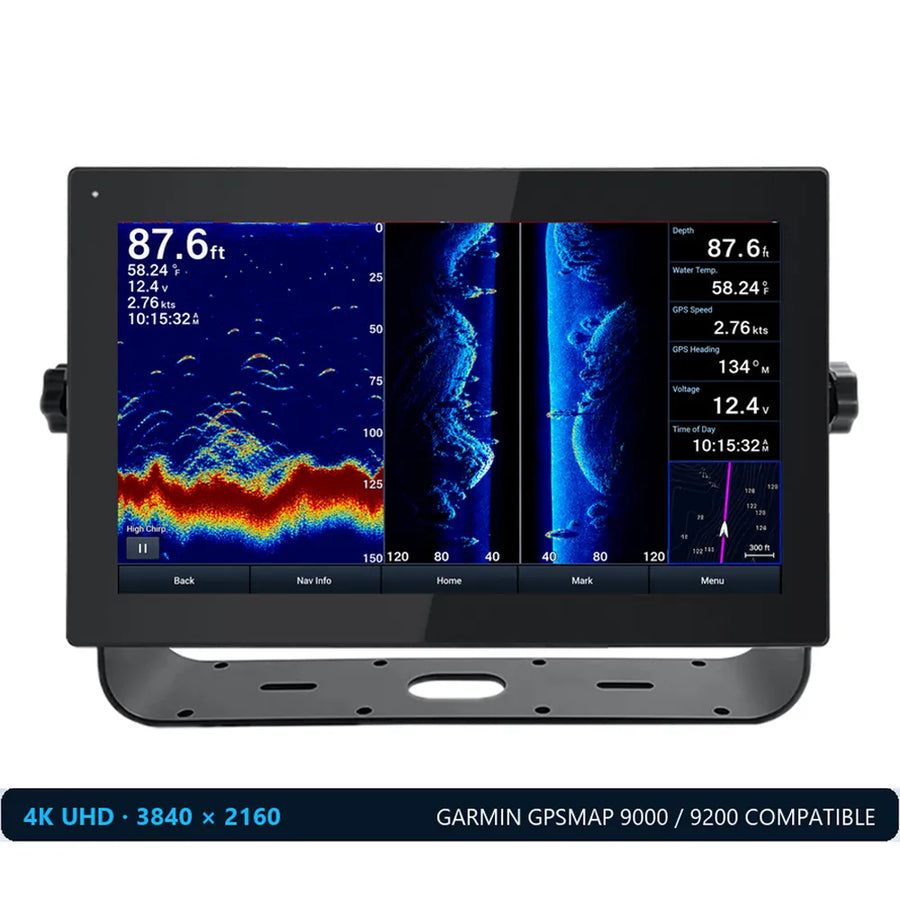 FLV Marine 18.5" 4K LiveScope Touchscreen for Garmin GPSMAP